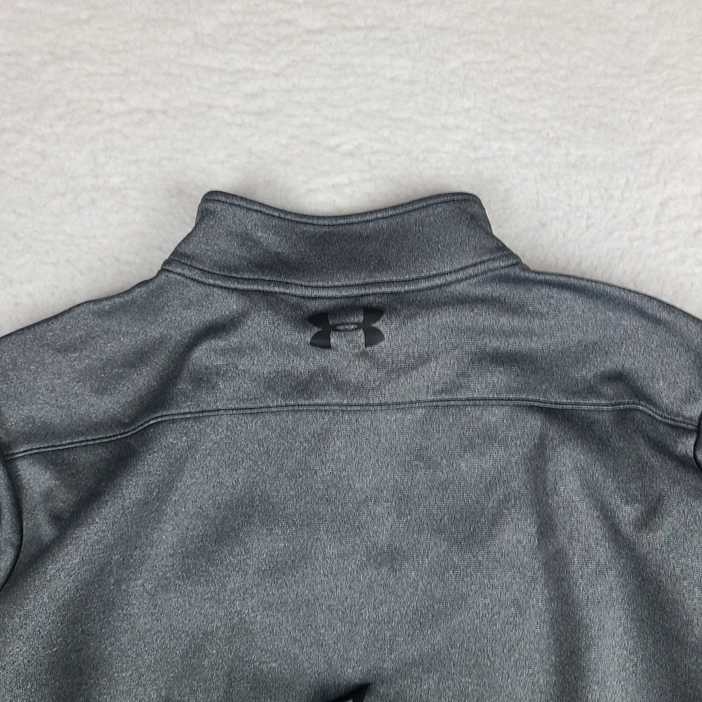 Under Armour Sweater Mens 2XL XXL Dark Gray Loose‎ Coldgear Performance Tech *